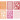 Kartonik koronkowy w bloku, pomarańczowy, różowy, czerwony, A6, 104x146 mm, 200 g, 24 szt./ 1 opak.