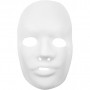 Maska, biała, wys: 24 cm, szer: 15,5 cm, 12 szt./ 1 pk.