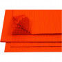 Papier akordeonowy, pomarańczowy, 28x17,8 cm, 8 arkuszy/ 1 pk.