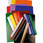 Papier błyszczący, ass. kolory, 32x48 cm, 80 g, 11x25 kartek/ 1 opak.