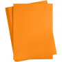 Karton, pomarańczowy, A2, 420x600 mm, 180 g, 100 arkuszy/ 1 pk.