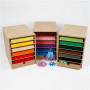 Karton wraz z półkami, szt. kolory, wys. 100 cm, A4, 210x297 mm, 180 g, 1 zestaw