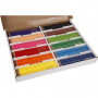 Kredki kolorowe Colortime, osełka. kolory, L: 17,45 cm, ołów 3 mm, 12x24 szt./ 1 pk.
