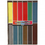 Kredki kolorowe Colortime, kolory metaliczne, kolory neonowe, L: 17,45 cm, ołówek 3 mm, 144 szt./ 1 pk.