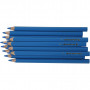 Kredki kolorowe Colortime, niebieskie, L: 17,45 cm, ołówek 5 mm, JUMBO, 12 szt./ 1 pk.