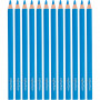 Kredki kolorowe Colortime, niebieskie, L: 17,45 cm, ołówek 5 mm, JUMBO, 12 szt./ 1 pk.