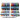 Marker tekstylny, grubość linii: 2,3+3,6 mm, kolory standardowe, kolory uzupełniające, 24x20szt.