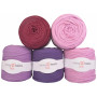 Infinity Hearts Dahlia Fabric Yarn 15 odcieni fioletu - 1 szt.