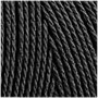 Włóczka dziewiarska, czarna, L: 315 m, grubość 1 mm, jakość Thin 12/12, 220 g/ 1 ngl.