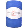 Infinity Hearts Ribbon Włóczka Tekstylna 18 Królewski Błękit