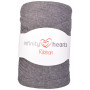 Infinity Hearts Ribbon Włóczka Tekstylna 06 Grafitowy