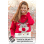 Red Nose Sweter by DROPS Design - Sweter Wzór na Druty Rozmiar S-XXXL