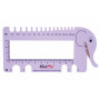 KnitPro Rozstaw szydełka i rozstaw igieł dziewiarskich Elephant Purple