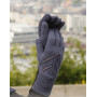 Midnight Boheme Gloves by DROPS Design - Wzór na Dziergane Rękawiczki Ażurowe Jeden Rozmiar