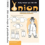 ONION Pattern Kids 10008 Wrap Sweater &amp; Powder Pants Rozmiar 68-86/6-18 miesięcy.