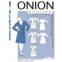 ONION Pattern Plus 9021 Wrap Dress Rozmiar. XL-5XL