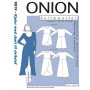 ONION Pattern Plus 9019 Sukienki ze spódnicą Rozmiar. XL-5XL