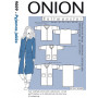 ONION Pattern Plus 9009 Piżama Jacket Rozmiar. XL-5XL