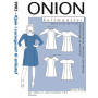 ONION Pattern Plus 9005 Sukienka w kroju gorseciarskim Rozmiar. XL-5XL