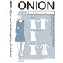 ONION Pattern Plus 9003 Sukienka z ramiączkami Rozmiar. XL-5XL