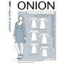 ONION Pattern Plus 9001 Rozmiar sukienki. XL-5XL