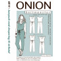 ONION Pattern 6014 Jumpsuit with Drape Str. XS-XL