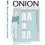 ONION Pattern 4031 Spodnie z szerokością &amp; flare Rozmiar 34-48
