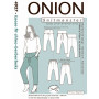 ONION Pattern 4027 Loose Fit spodnie z chinpy Rozmiar 34-48.