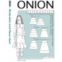 ONION Pattern 3022 Spódnica z falbanką/Skirt Size 34-46