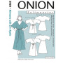 ONION Pattern 2083 Kimono Wrap Dress Rozmiar. XS-XL