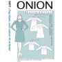 ONION Pattern 2077 Top/Dress with Flounce Rozmiar. XS-XL