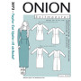 ONION Pattern 2073 Sukienki o kroju Taylor Rozmiar. XS-XL