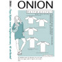 ONION Pattern 2066 Top/Dress with Raglan Sleeve Rozmiar. XS-XL