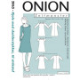 ONION Pattern 2065 Sukienka z kawałkiem na ramię Rozmiar. XS-XL
