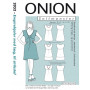 ONION Pattern 2052 Sukienka empirowa z plisami Rozmiar. XS-XL