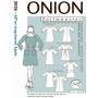 ONION Pattern 2036 Sukienka inspirowana latami 60-tymi Rozmiar 34-48