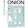 ONION Pattern 2014 Knitted Wrap Dress Rozmiar. XS-XL