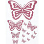 ONION Zakładka do książek prasowana Butterfly Pink A4