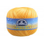 DMC Petra No. 8 Crochet Yarn Unicolor 5742 Strong Yellow