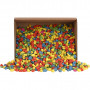 Kamienie mozaikowe, mocne kolory, rozmiar 8-10 mm, grubość 5 mm, 2 kg/ 1 pk.