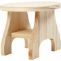 Mini meble, krzesło, ławka, fotel bujany, stolik, wózek dziecięcy, H: 5,8-10,5 cm, 50 szt./ 1 pk.