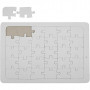 Puzzle, białe, rozmiar 21x30 cm, 10 sztuk / 1 pk.