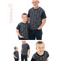 MiniKrea Pattern 66210 Koszulka chłopięca/męska Rozmiar 2-16 i XS-XXL