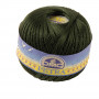 DMC Petra No. 5 Crochet Yarn Unicolour 5500 ciemnozielona