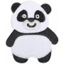 Odznaka prasowana stojąca Panda 5,6x6,8cm