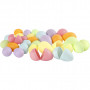 Jajko, kolory pastelowe, wys: 4,5+6 cm, śr. 3+4 cm, 720 szt./ 1 pk.