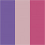 Marker Plus Color, fuksja, zakurzony róż, ciemny liliowy, L: 14,5 cm, linia 1-2 mm, 3 szt./ 1 pk., 5,5 ml