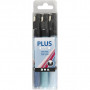 Marker Plus Color, niebieski, granatowy, turkusowy, L: 14,5 cm, linia 1-2 mm, 3 szt./ 1 pk., 5,5 ml
