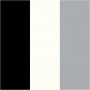 Marker Plus Color, czarny, surowa biel, deszczowa szarość, L: 14,5 cm, linia 1-2 mm, 3 szt./ 1 pk., 5,5 ml