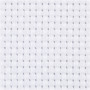Tkanina Aida, rozmiar 50x50 cm, biała, 35 kostek na 10 cm, 1 szt.